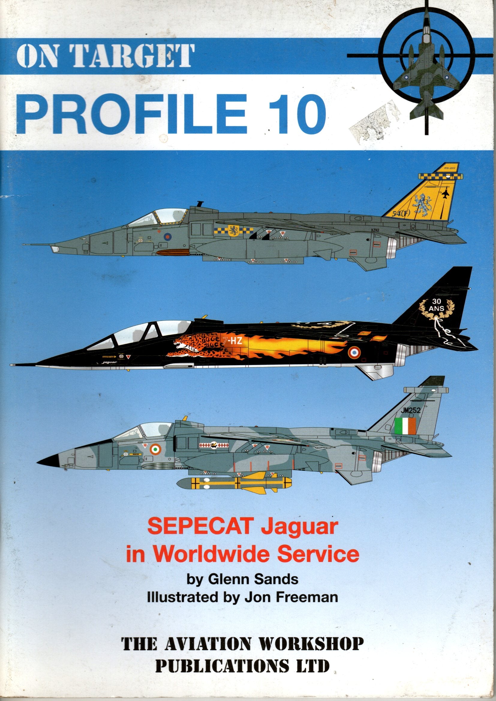 On Target Profile 10 SEPECAT Jaguar in Worldwide Service - Brand New