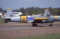 35mm Military Aircraft Slide Jet Provost XN637 G-BKOU at Kemble in 2000