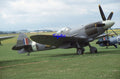 35mm Military Aircraft Slide Spitfire SM865 G-BUOS at Duxford in 2000