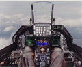10x8 Colour Photo F-16 MLU Cockpit