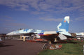 35mm Military Aircraft Slide Sukhoi Su-35 703 at Farnborough 1994