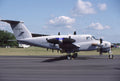 35mm Military Aircraft Slide Beech RC-12 23374 at Bournemouth 1988