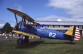 35mm Military Aircraft Slide Stearman 112 G-BSWC at Old Sarum 1995