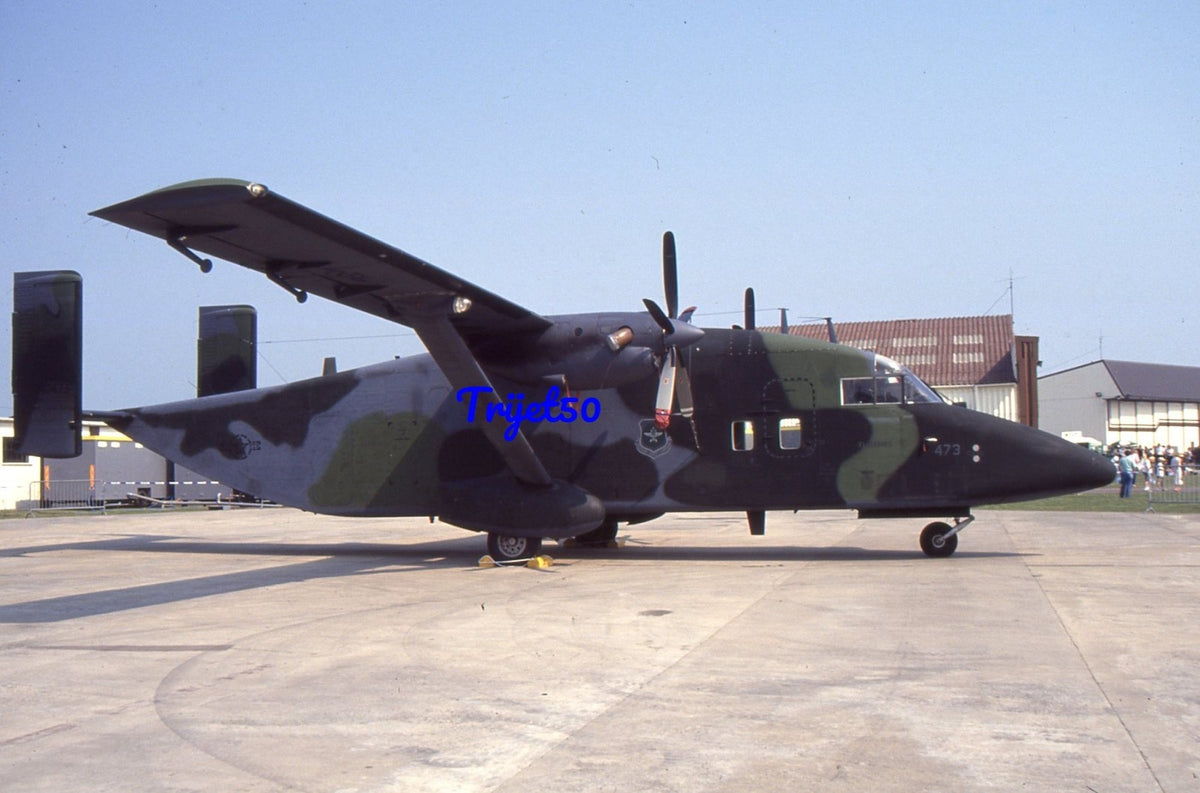 35mm Military Aircraft Slide C-23A Sherpa 40473 RAF Upper Heyford 1990