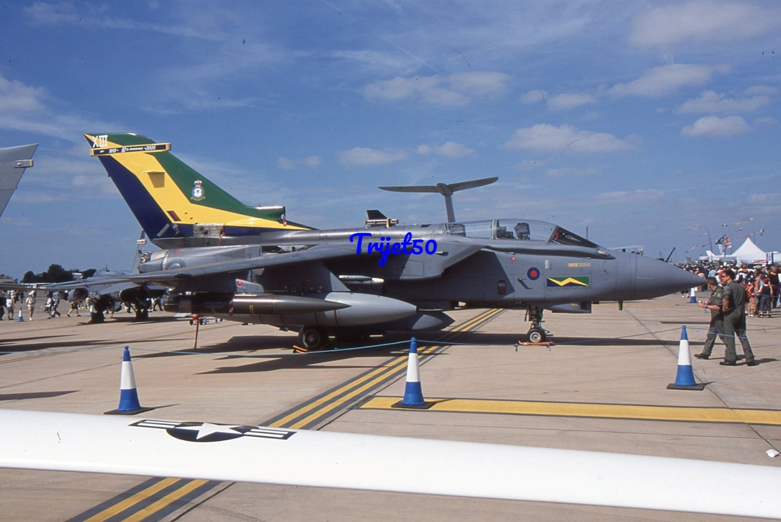 35mm Military Aircraft Slide Tornado ZA401 RAF 13 Squadron RIAT Fairford 2005