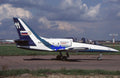 35mm Military Aircraft Slide L-39 Albatros RA-00111 Team Rus Moscow 1999