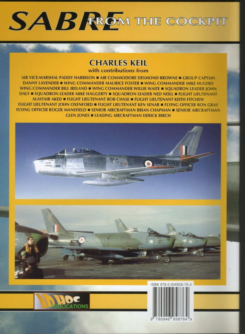 From the Cockpit 15 Sabre by Charles Kell