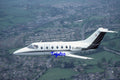 35mm Civil Aircraft Slide Mitsubishi Diamond G-JMSO Air-Air in 1984