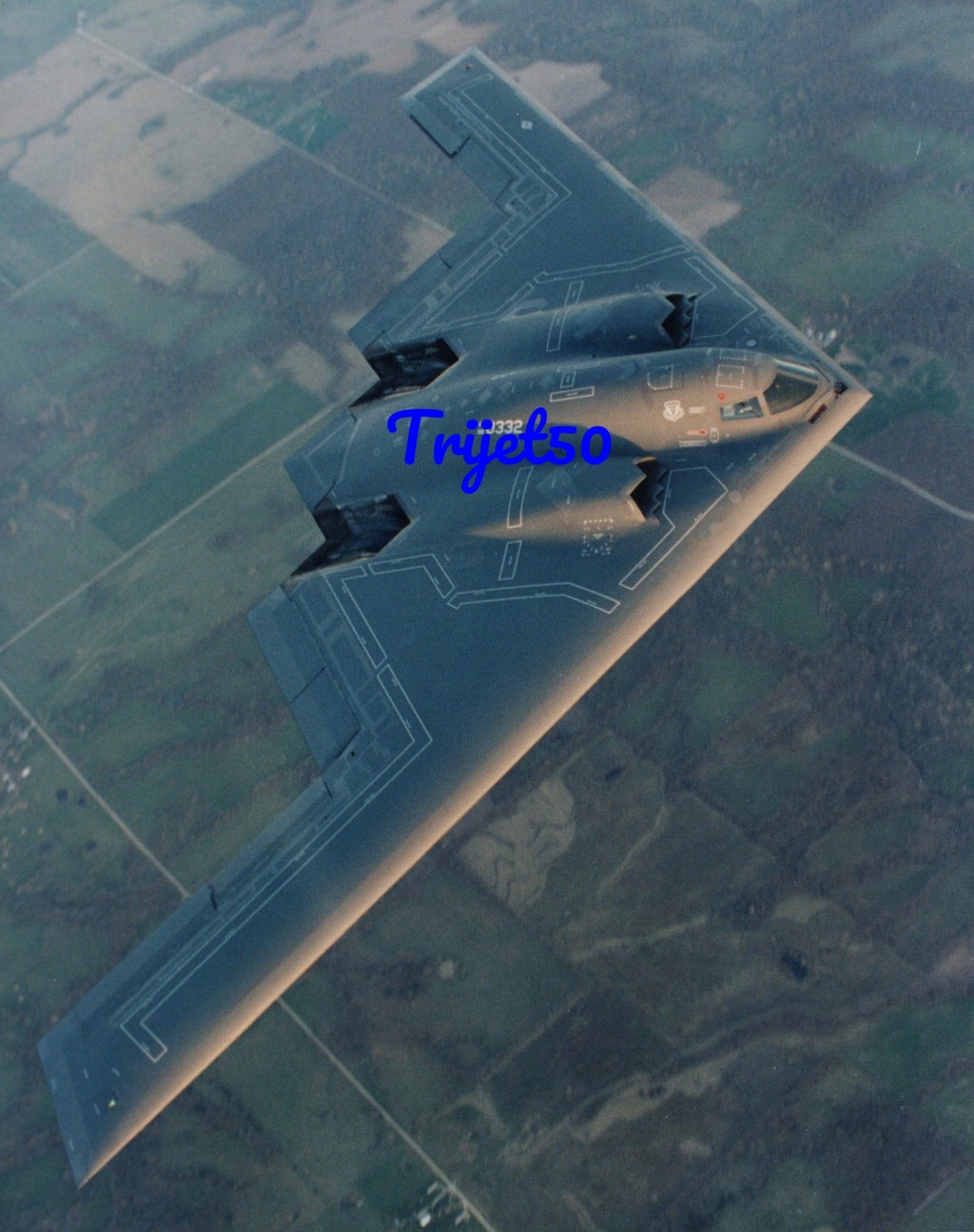 8X10 Colour Photo Northrop B-2 on a training mission