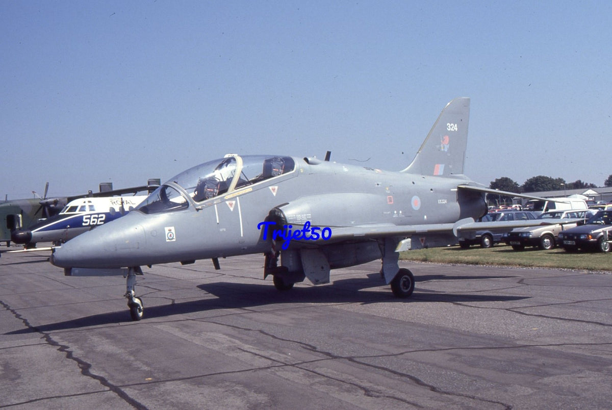 35mm Military Aircraft Slide Hawk XX324 Lee-On-Solent 1990