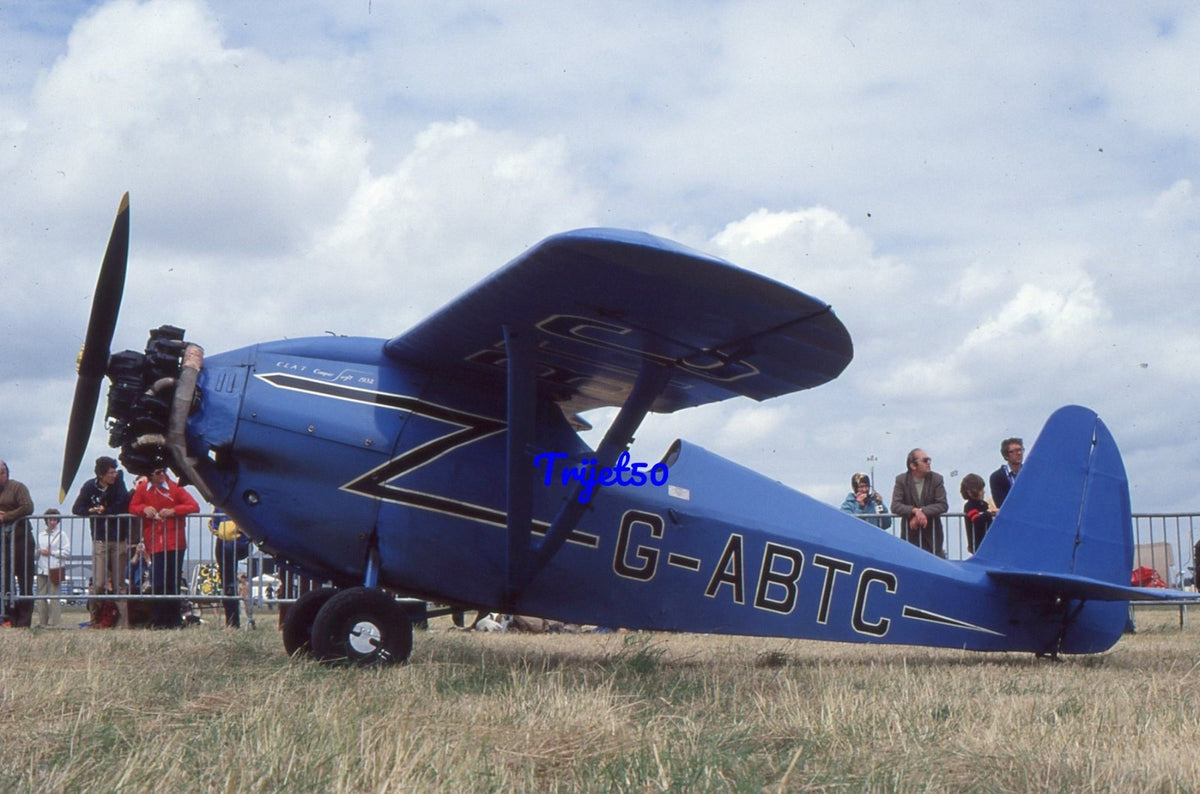 35mm Civil Aircraft Slide Comper Swift G-ABTC
