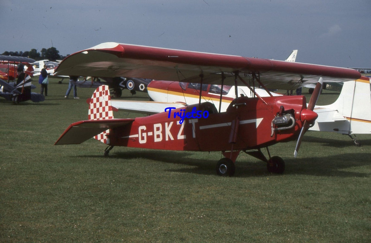 35mm Civil Aircraft Slide Fred G-BKZT Cranfield 1996