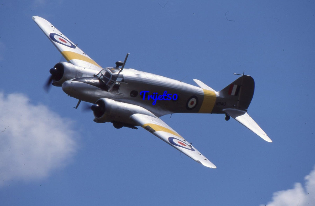 35mm Military Aircraft Slide Avro Anson G-VROE WD413 Coventry 2001