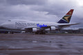35mm Civil Aircraft Slide Boeing 747SP South African Airways ZS-SPA