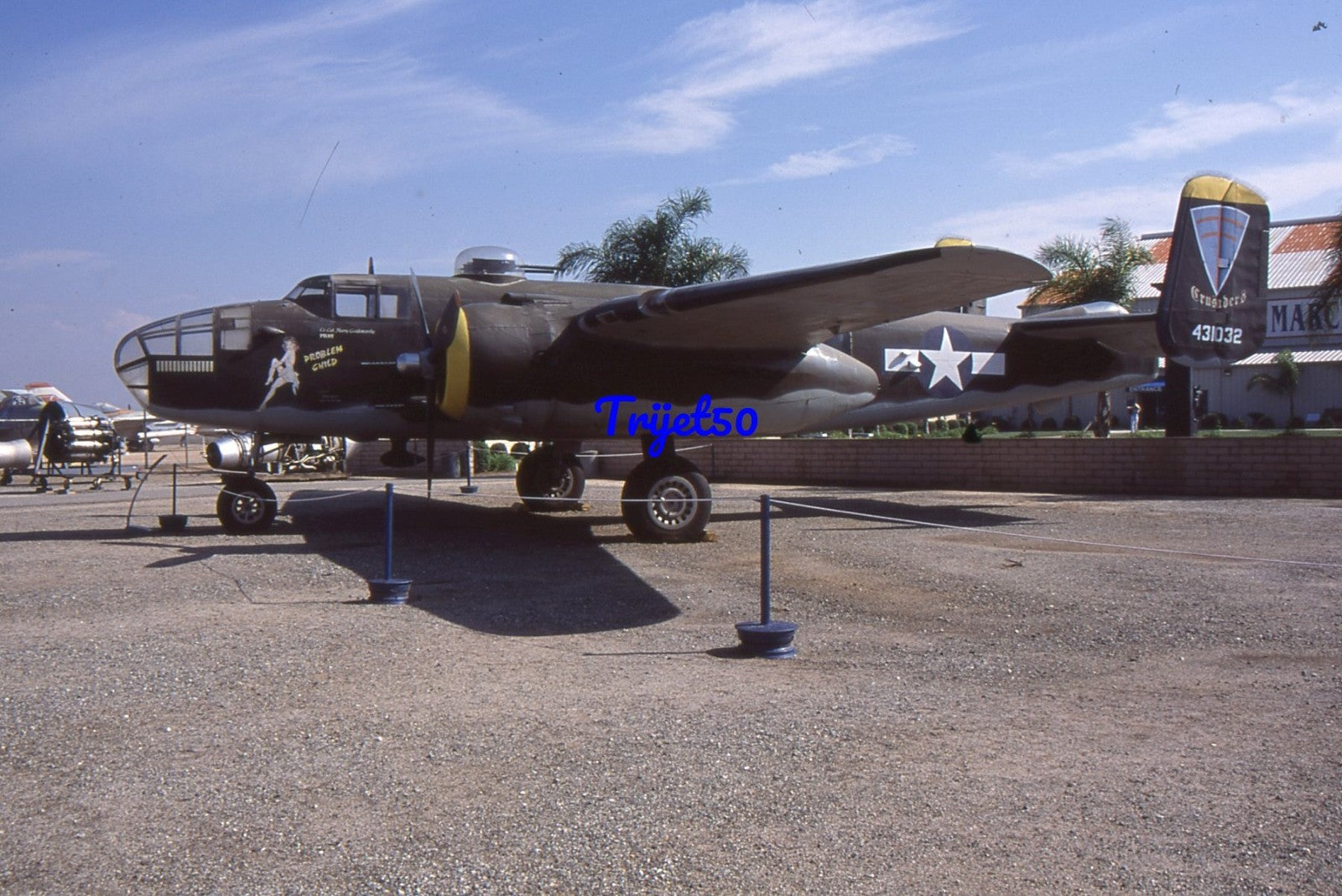 35mm Military Aircraft Slide TB-25J 44-31032 March 2005