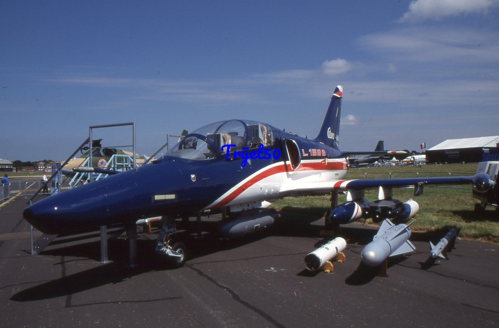 35mm Military Aircraft Slide Aero L-159 Farnborough 2002