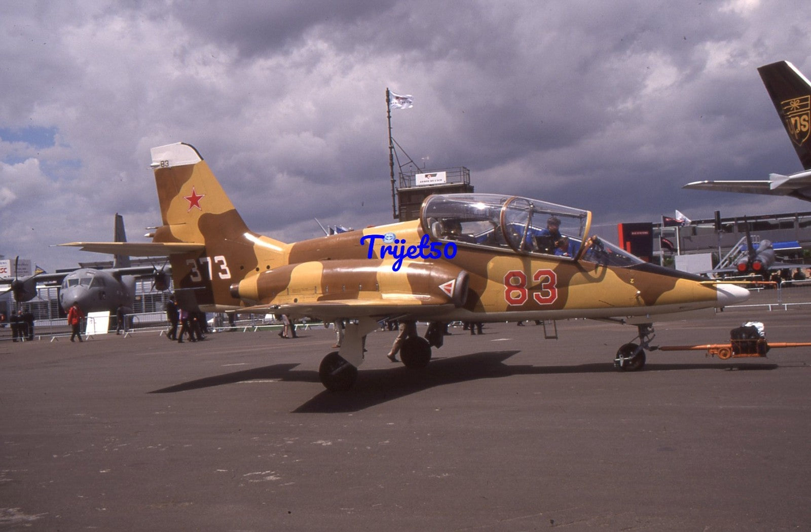 35mm Military Aircraft Slide L-39 Albatros 83 Russian Air Force Paris 2001