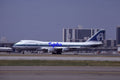 35mm Civil Aircraft Slide Boeing 747 ZK-NZT Air New Zealand
