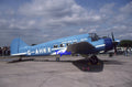 35mm Civil Aircraft Slide Avro Anson G-AHKX Woodford 1996