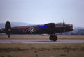 35mm Military Aircraft Slide Lancaster PA474 Greenham Common 1974