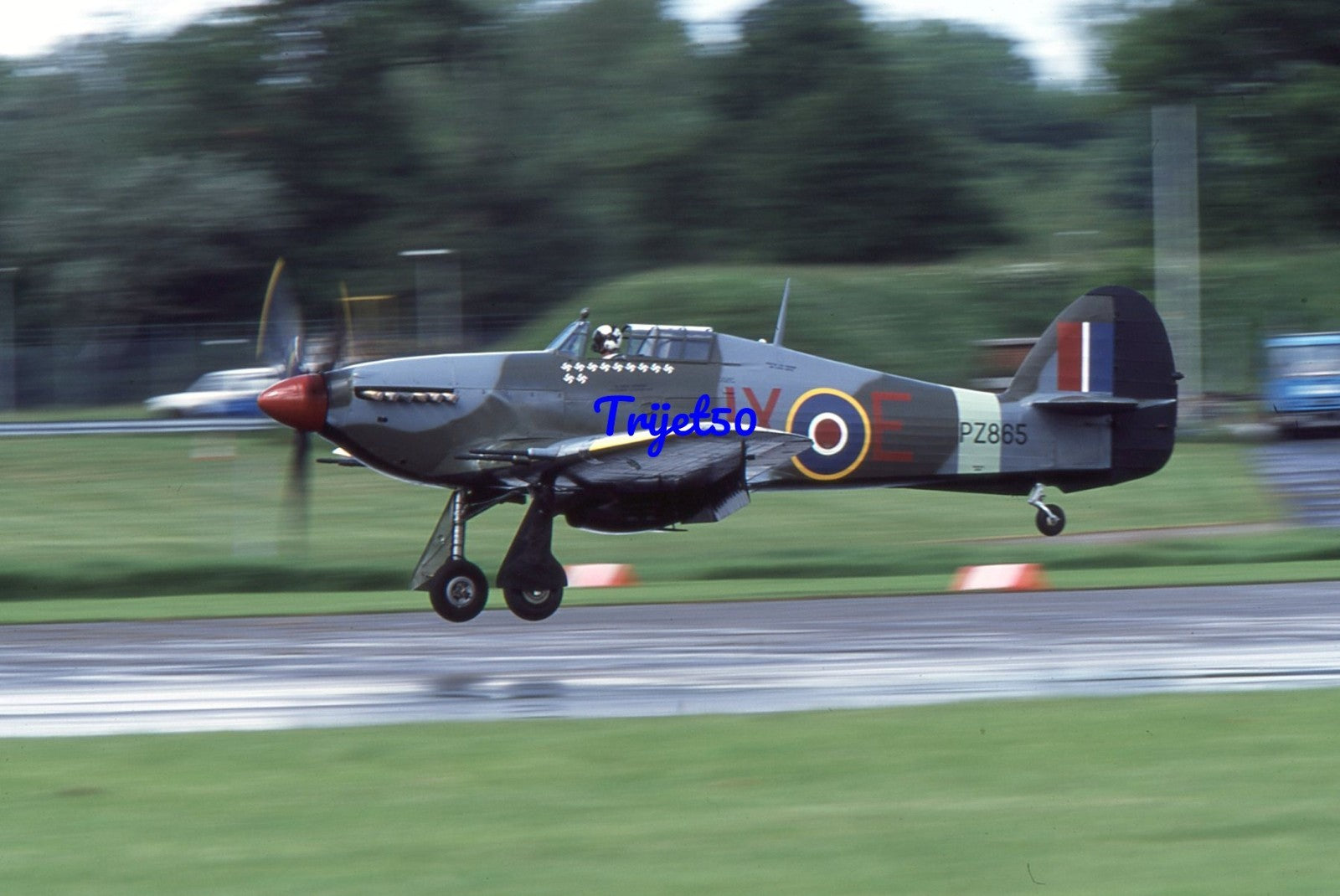 35mm Military Aircraft Slide Hurricane PZ865 Dunsfold 2005