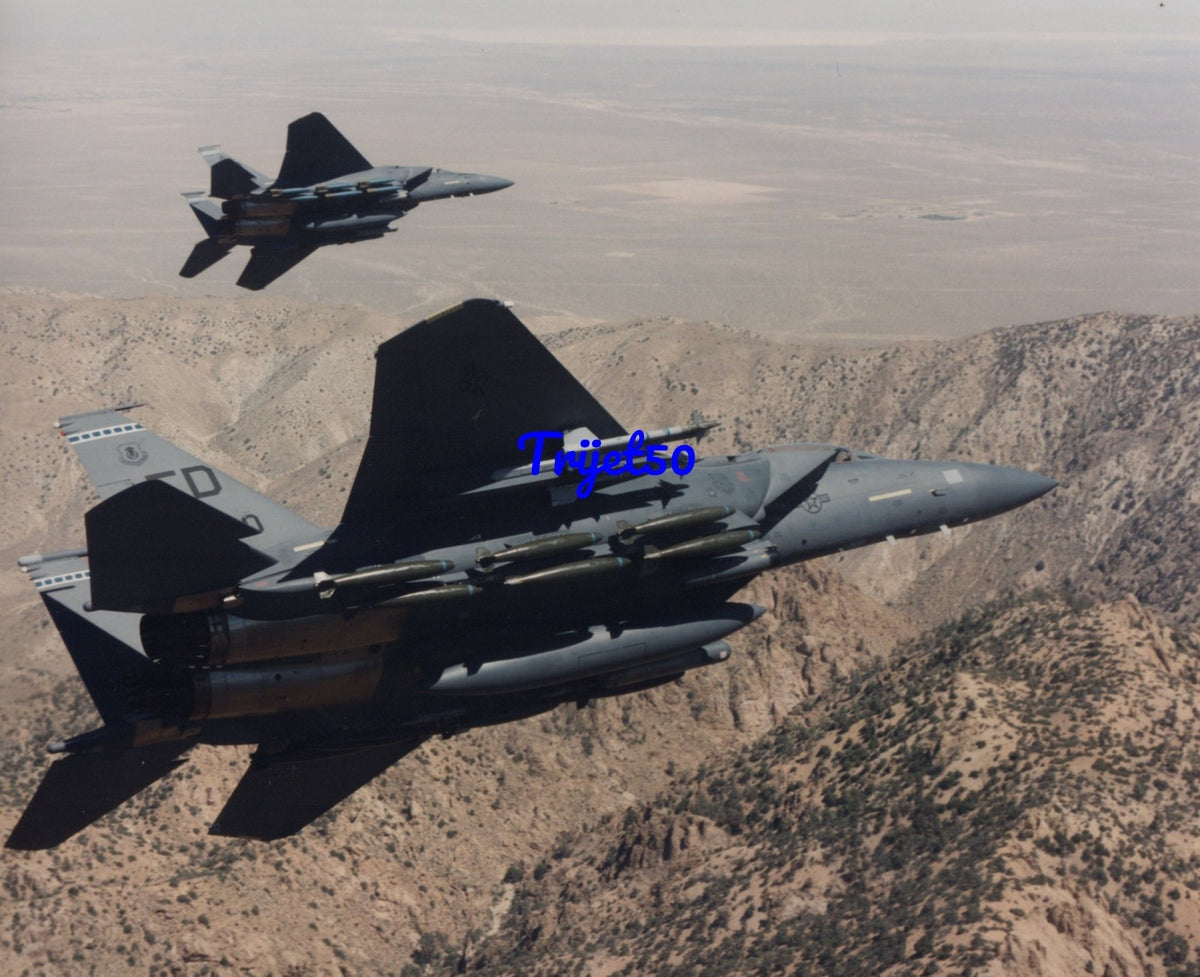 10X8 Colour Photo F-15E Eagle ED