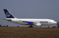 35mm Civil Aicraft Slide Airbus A310 YR-LCB Tarom Constanta 2001
