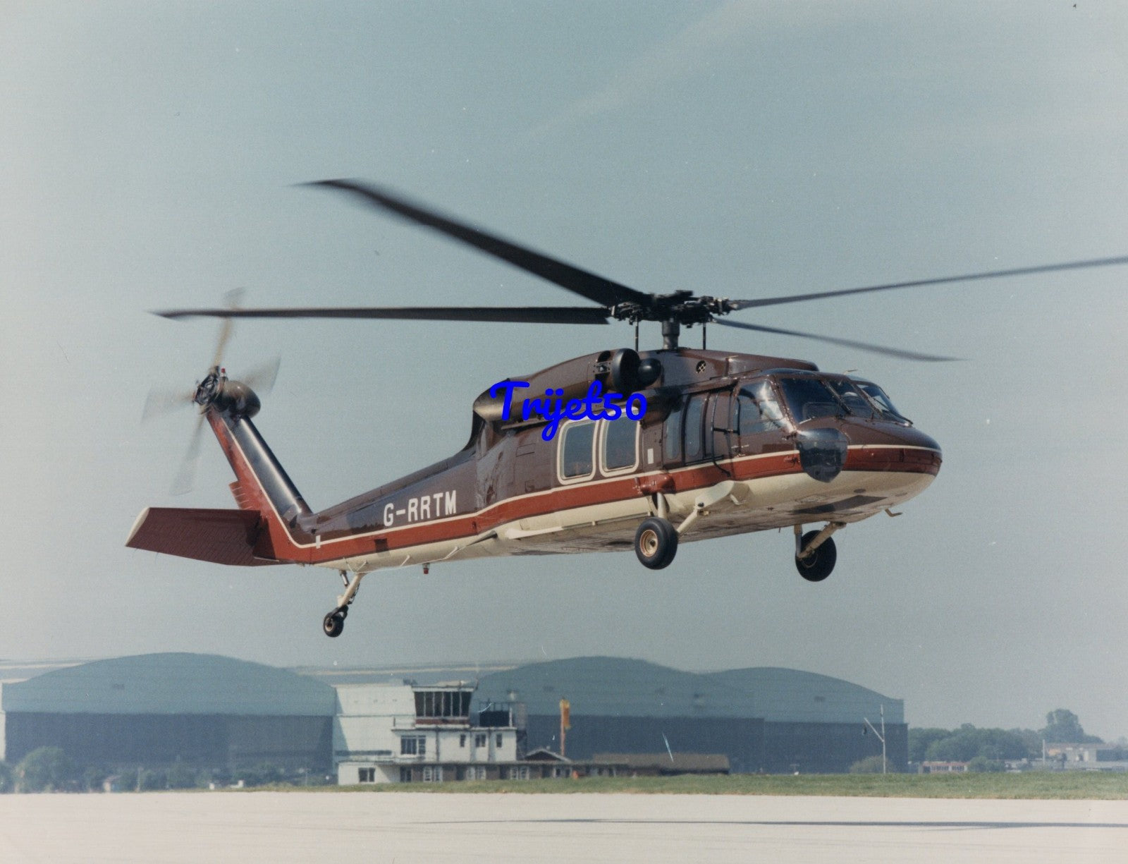 10x8 Colour Photo Sikorsky S-70C fitted with RTM-322 Engine G-RRTM Maiden Flight