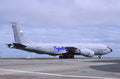 35mm Military Aircraft Slide Boeing KC-135R USAF 91507 at RAF St Mawgan 1996