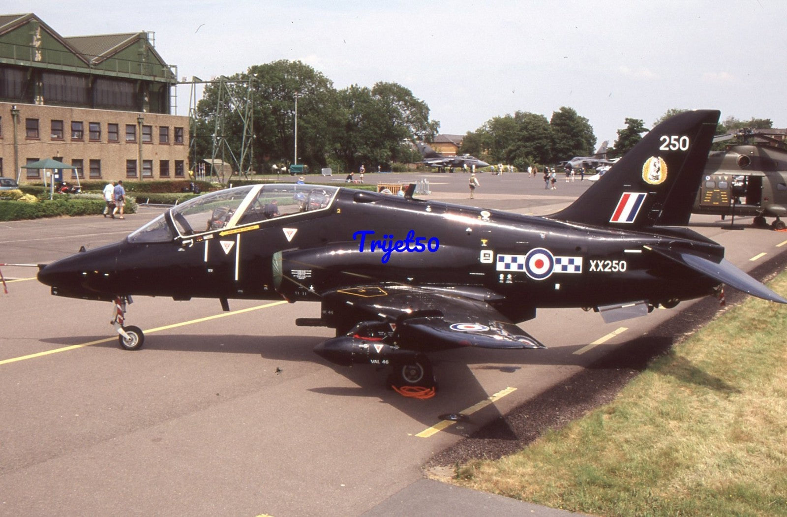 35mm Military Aircraft Slide Hawk XX250 RAF Northolt 2006