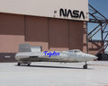 10x8 Colour Photo X-15 Replica wings removed bare metal outside NASA Hangar