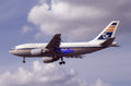 35mm Civil Aircraft Slide Airbus A310 Cyprus Airways 5B-DAQ Heathrow 1994