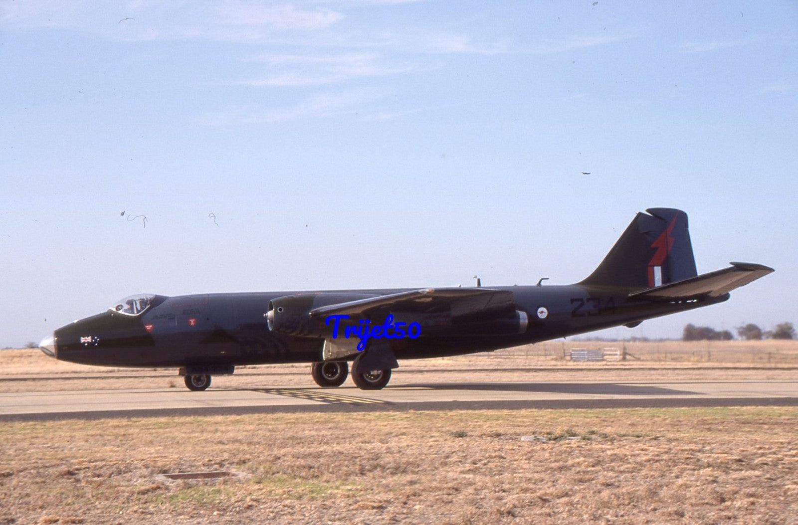 35mm Military Aircraft Slide Canberra A84-234 Avalon 2003