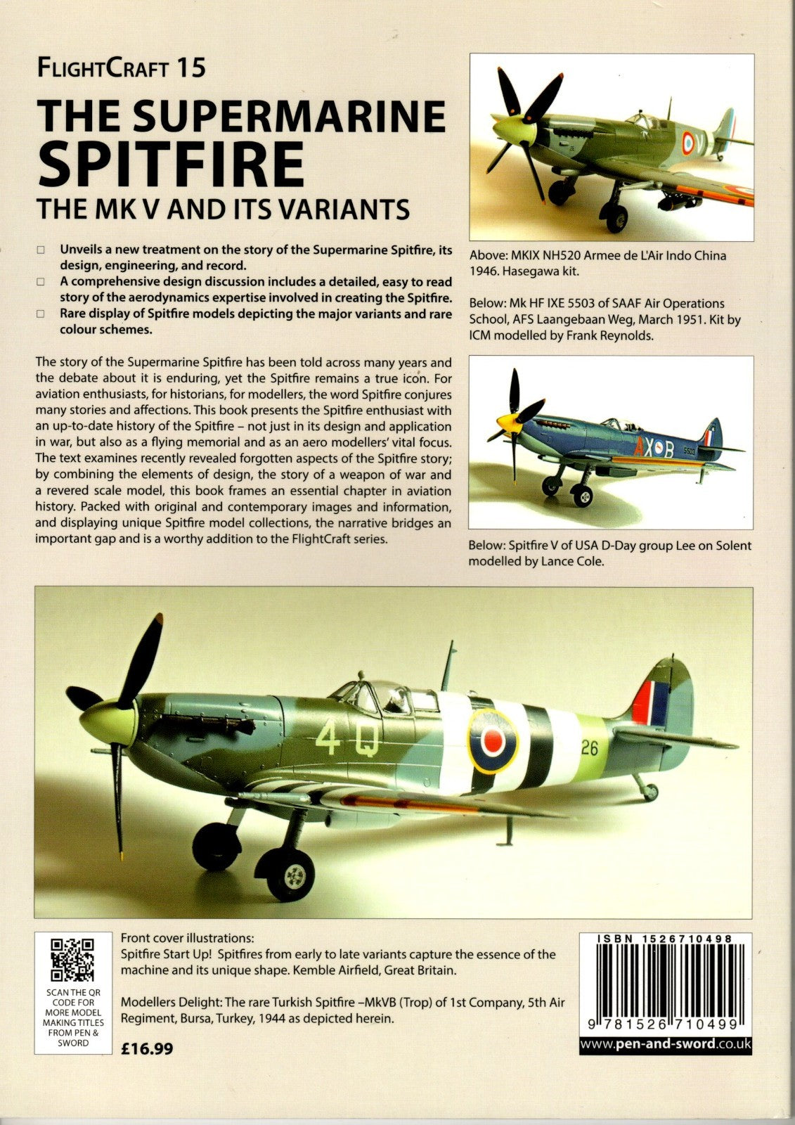 Flightcraft 15 The Supermarine Spitfire Mk V and its Variants by Lance Cole
