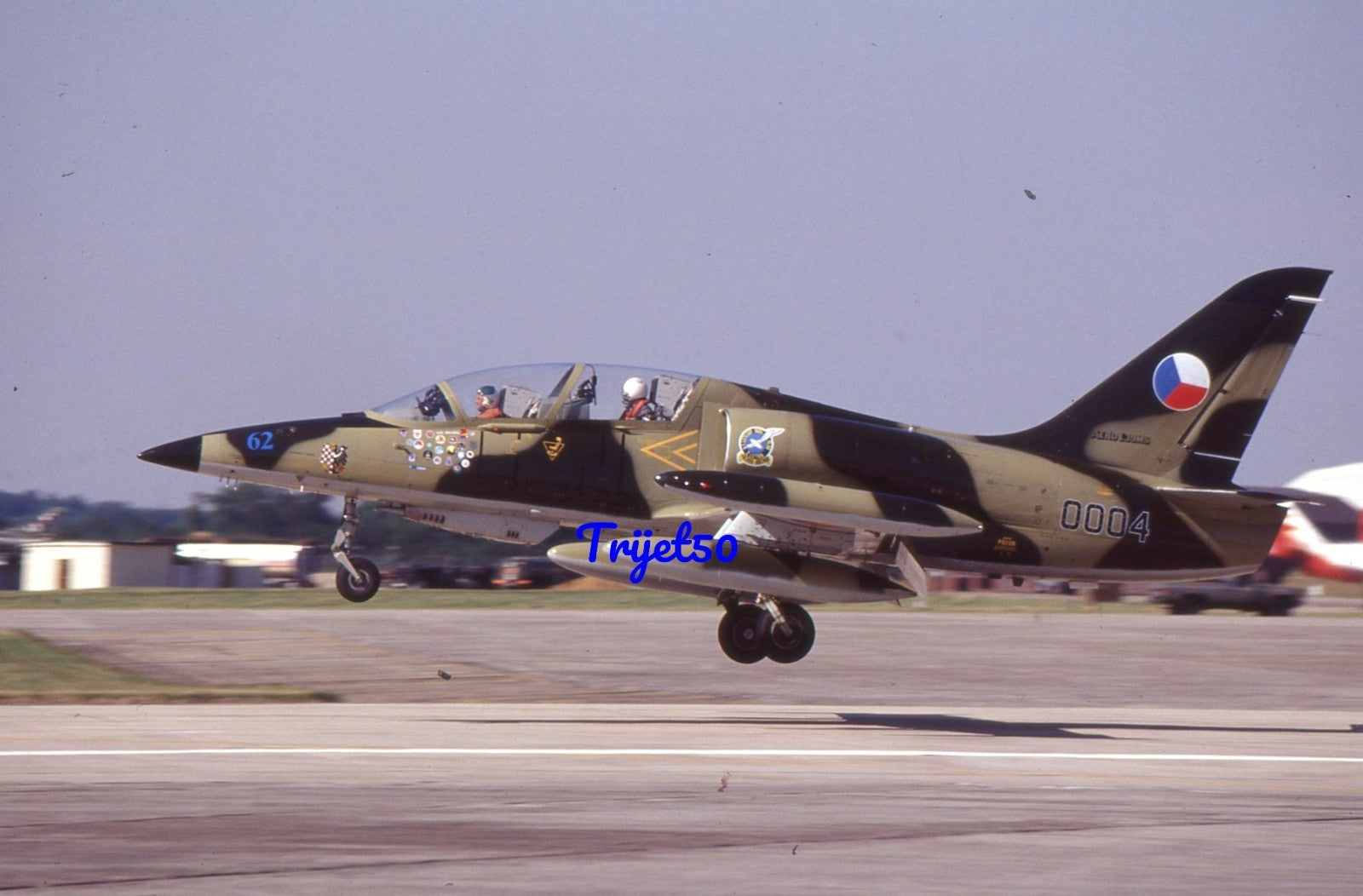 35mm Military Aircraft Slide L-39 Albatros 0004 Czech Air Force IAT Fairford 1994