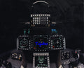 10x8 Colour Photo F-22 Cockpit Concept Demonstrator