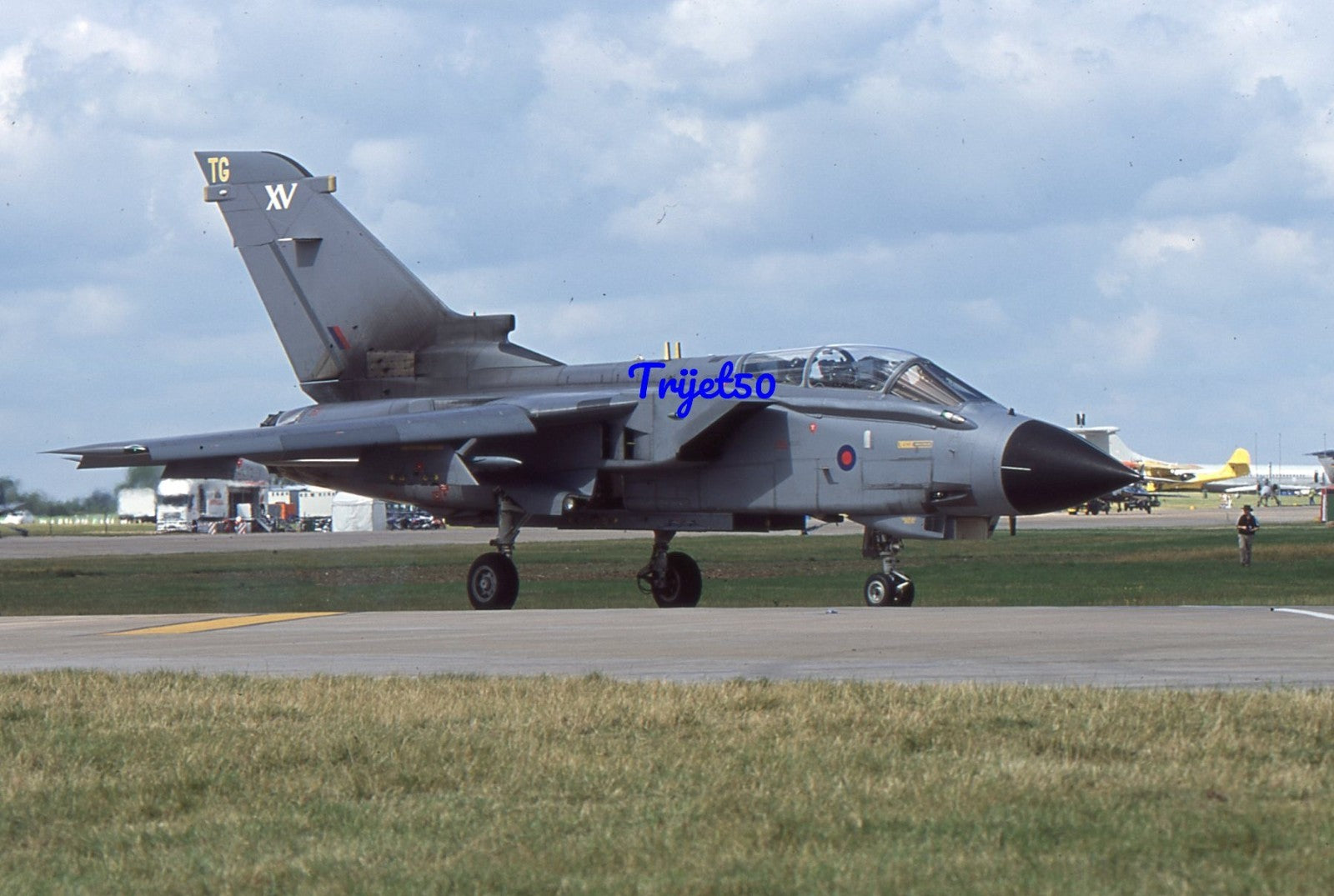 35mm Military Aircraft Slide Tornado ZD843 RIAT Fairford 2004