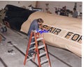 10x8 Colour Photo X-15 Replica having new lettering applied after repaint