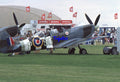35mm Military Aircraft Slide Spitfire G-BMSD MJ627 RIAT Fairford 2004