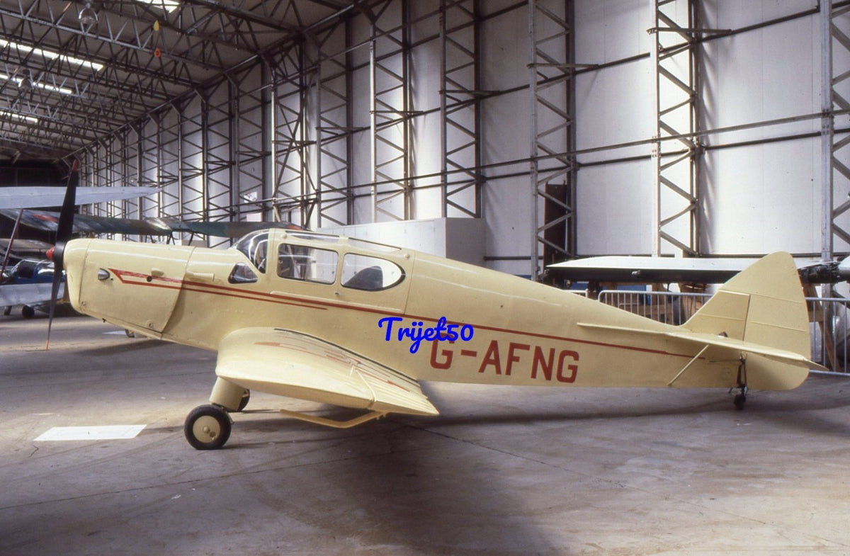35mm Civil Aircraft Slide De Havilland Moth Minor G-AFNG