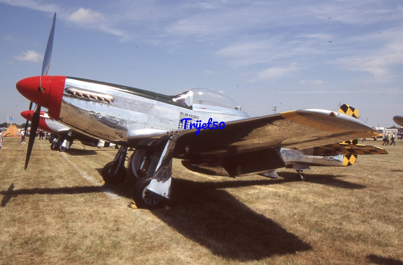 35mm Military Aircraft Slide P-51 Mustang N1451D 44-74446 at Oshkosh 2006
