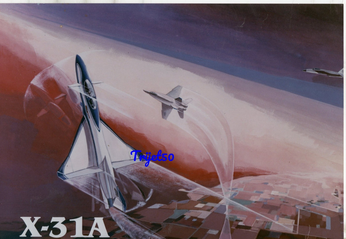 10x7 Colour Photo Rockwell DASA X-31 Artists Impression