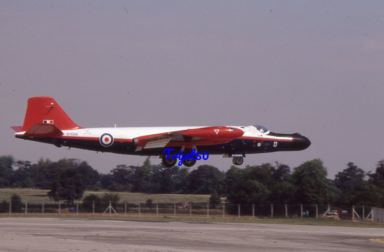 35mm Military Aircraft Slide Canberra XH568 IAT Fairford