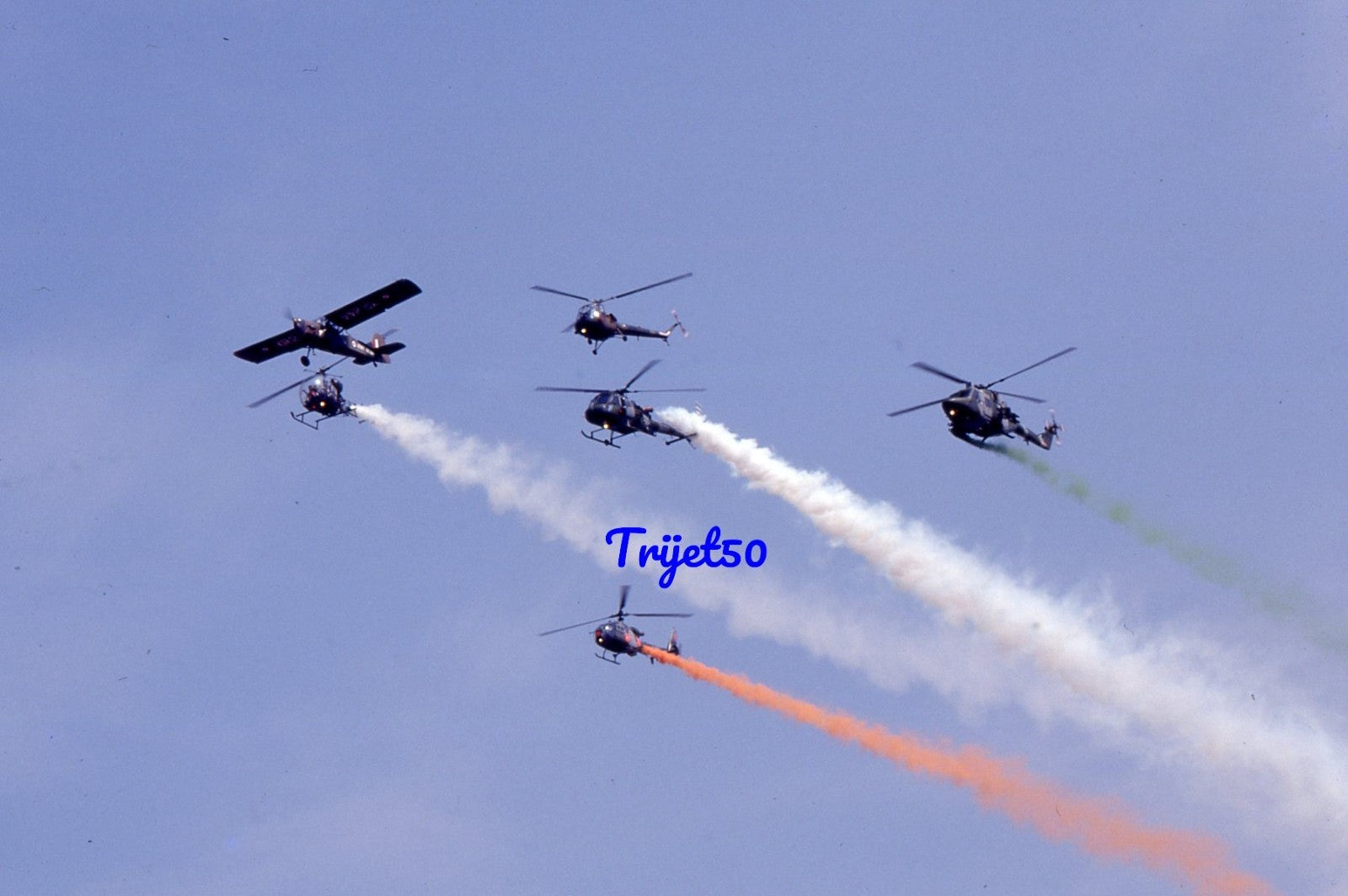 35mm Military Aircraft Slide Army Air Corps Historic Flight 1990