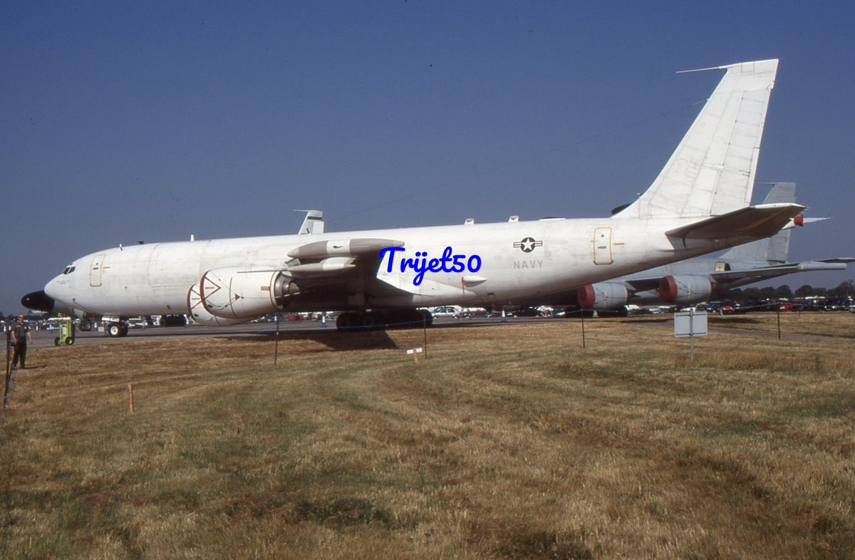 35mm Military Aircraft Slide Boeing E-6A 164410 RIAT Fairford 1999