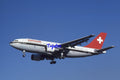 35mm Civil Aircraft Slide Airbus A310 Swissair HB-IPA Heathrow