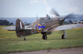 35mm Military Aircraft Slide Sea Hurricane G-TWTD AE977 at Duxford in 2000