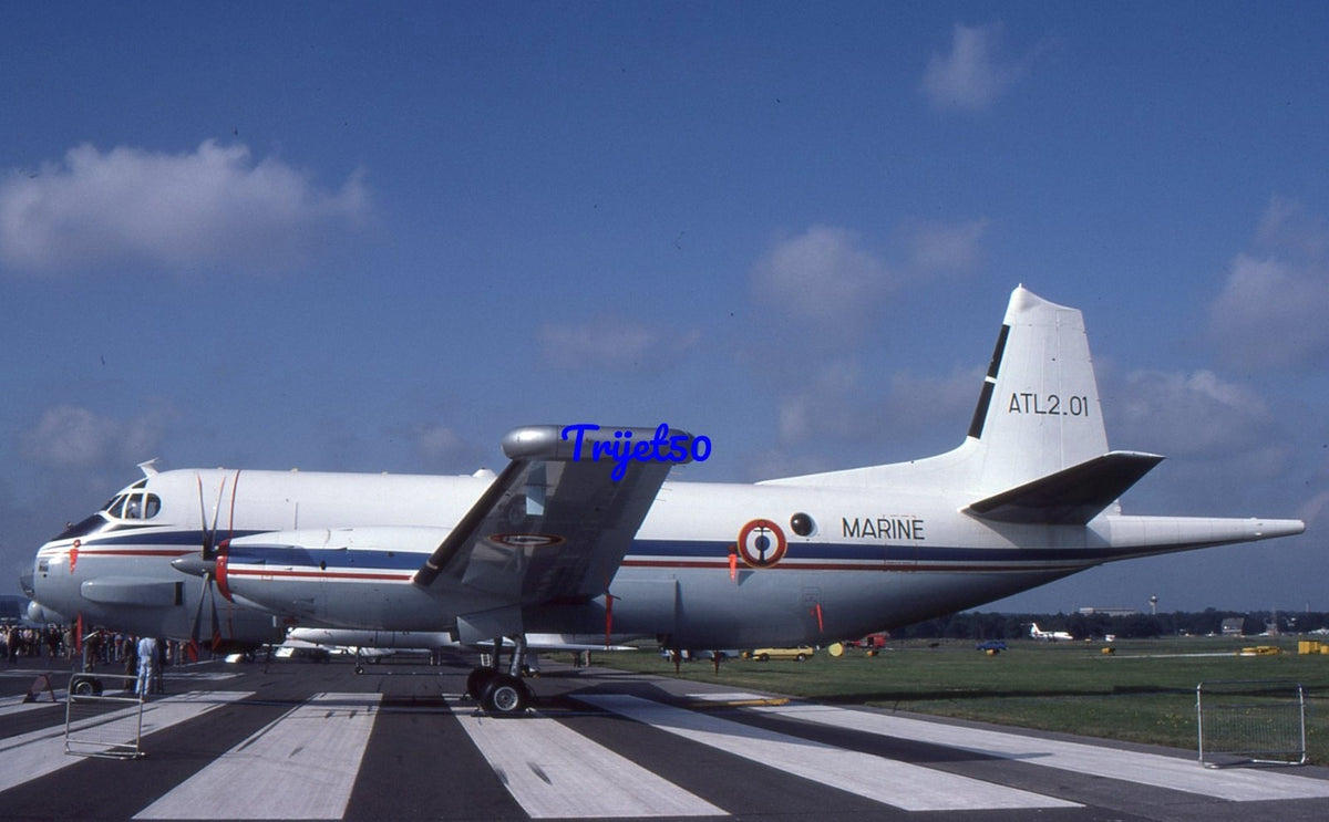 35mm Military Aircraft Slide Atlantic ATL 2.01 CEV Farnborough 1982