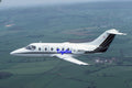 35mm Civil Aircraft Slide Mitsubishi Diamond G-JMSO Air-Air 1984