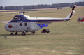 35mm Military Aircraft Slide Westland Whirlwind XJ763 G-BKHA Middle Wallop 1990